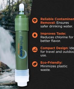 Benefits of the on-the-go Vitality water filter for safe drinking water on the road