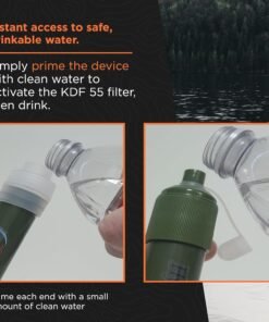 How to prime the Vitality drinking water filter for on-the-go