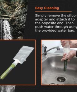 How to clean the Vitality drinking water filter
